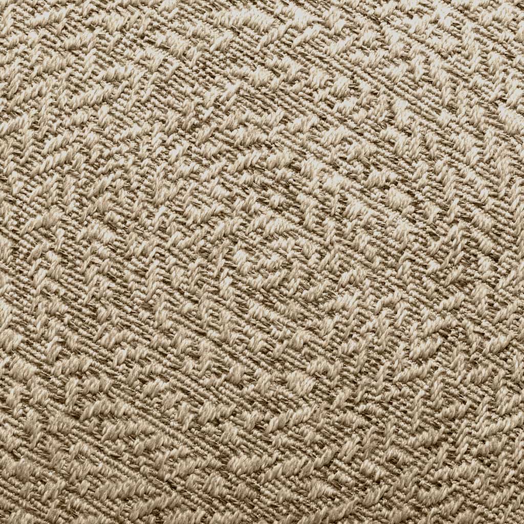 Tappeto ZIZUR Beige 120x170 cm Effetto Juta per Interni ed Esterni