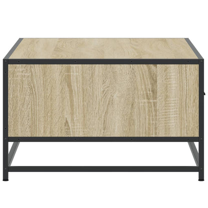 Couchtisch Sonoma-Eiche 90x57x35 cm Holzwerkstoff und Metall