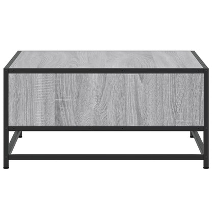 Couchtisch Grau Sonoma 60,5x60,5x30 cm Holzwerkstoff und Metall