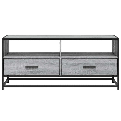 Couchtisch Grau Sonoma 100x50x45 cm Holzwerkstoff und Metall