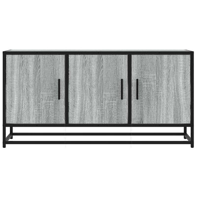 TV-Schrank Grau Sonoma 100x35x50 cm Holzwerkstoff und Metall