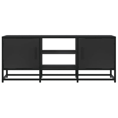 TV-Schrank Schwarz 100x35x41 cm Holzwerkstoff und Metall