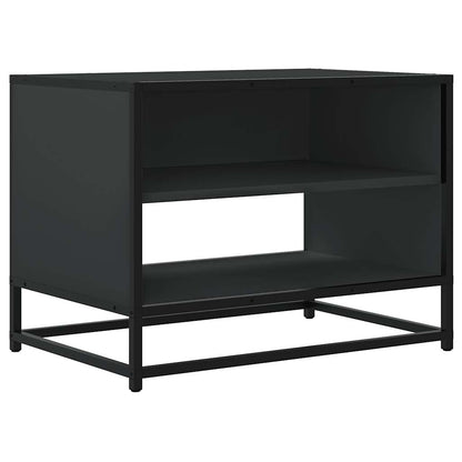 TV-Schrank Schwarz 61x40x46 cm Holzwerkstoff und Metall