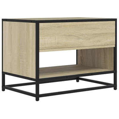 TV-Schrank Sonoma-Eiche 61x40x46 cm Holzwerkstoff und Metall