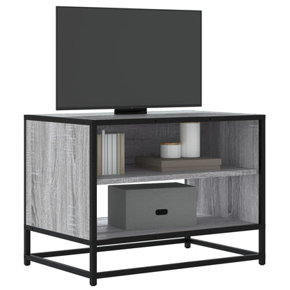 TV-Schrank Grau Sonoma 61x40x46 cm Holzwerkstoff und Metall