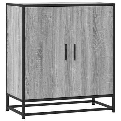 Sideboard Grau Sonoma 68x35x76 cm Holzwerkstoff und Metall