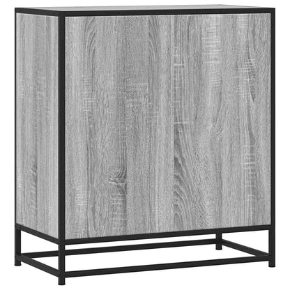 Sideboard Grau Sonoma 68x35x76 cm Holzwerkstoff und Metall