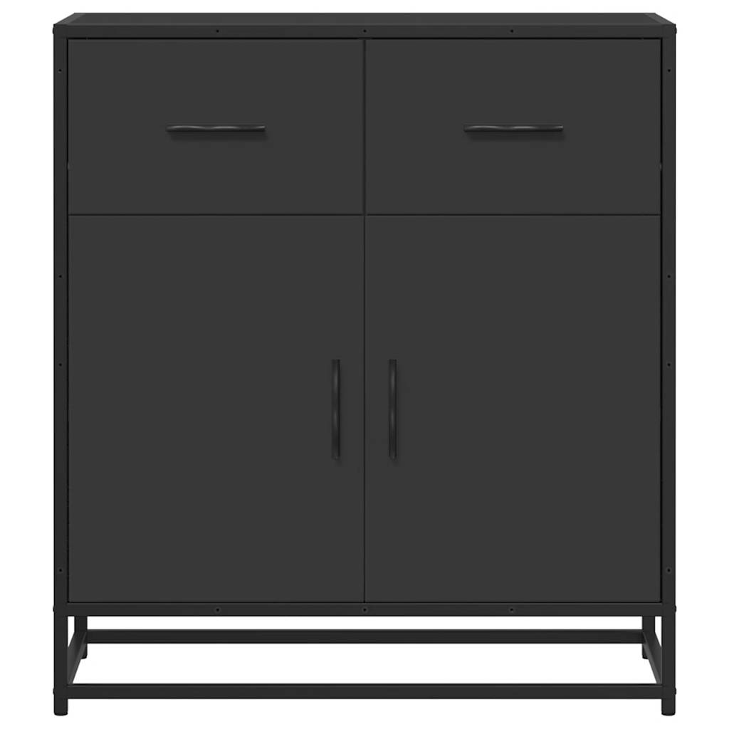 Sideboard Schwarz 68x35x76 cm Holzwerkstoff