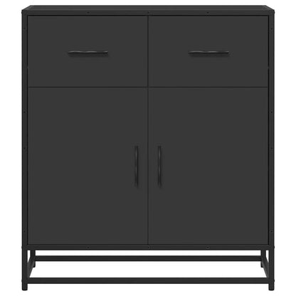 Sideboard Schwarz 68x35x76 cm Holzwerkstoff