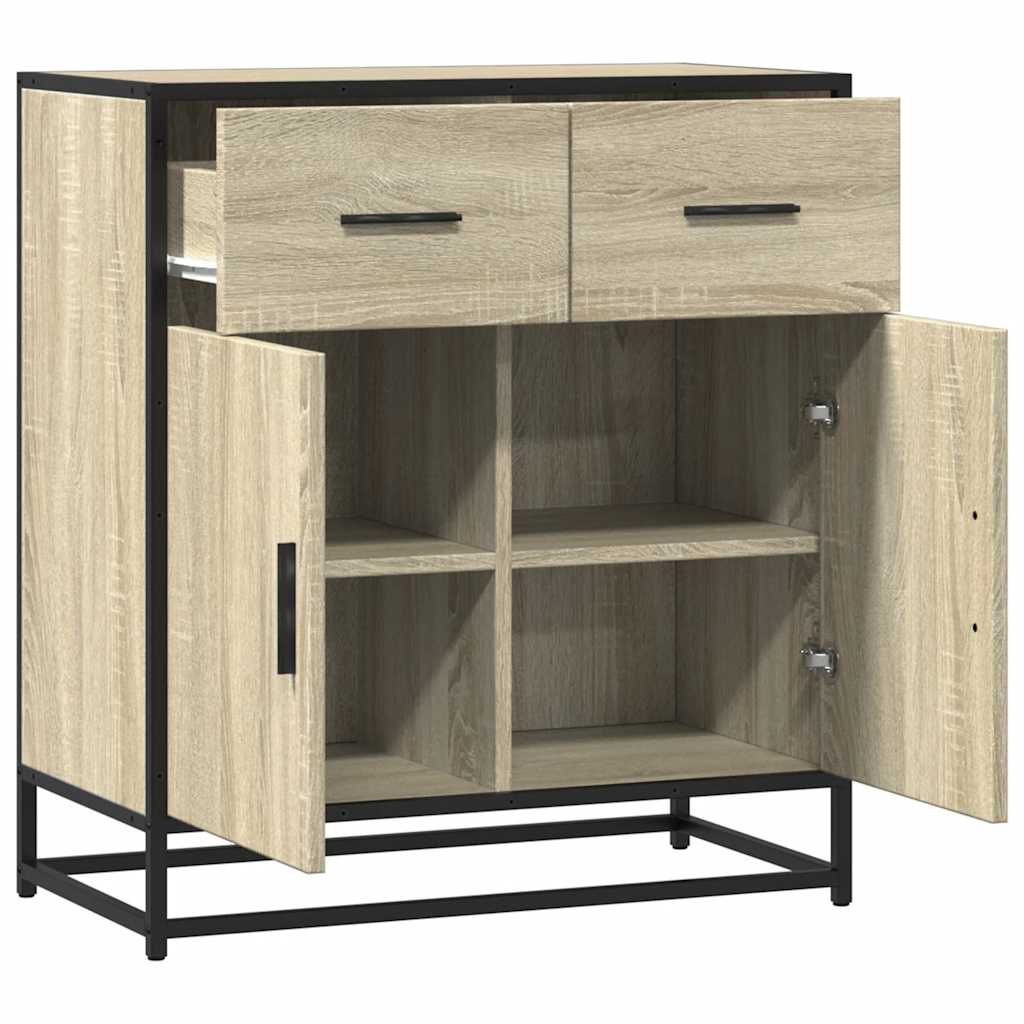 Sideboard Sonoma-Eiche 68x35x76 cm Holzwerkstoff