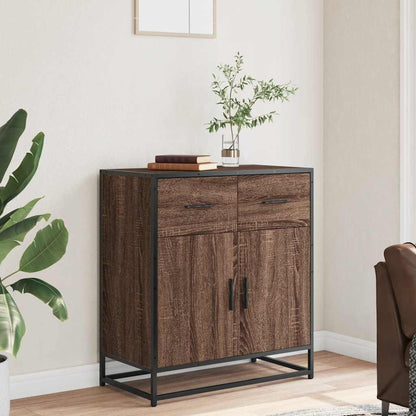 Sideboard Braun Eichen-Optik 68x35x76 cm Holzwerkstoff