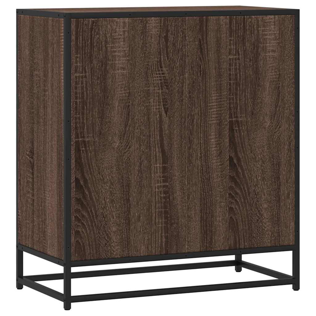 Sideboard Braun Eichen-Optik 68x35x76 cm Holzwerkstoff