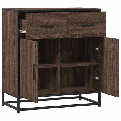 Sideboard Braun Eichen-Optik 68x35x76 cm Holzwerkstoff