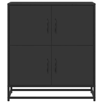 Sideboard Schwarz 68x35x76 cm Holzwerkstoff