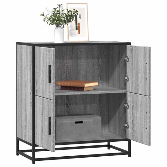 Sideboard Grau Sonoma 68x35x76 cm Holzwerkstoff