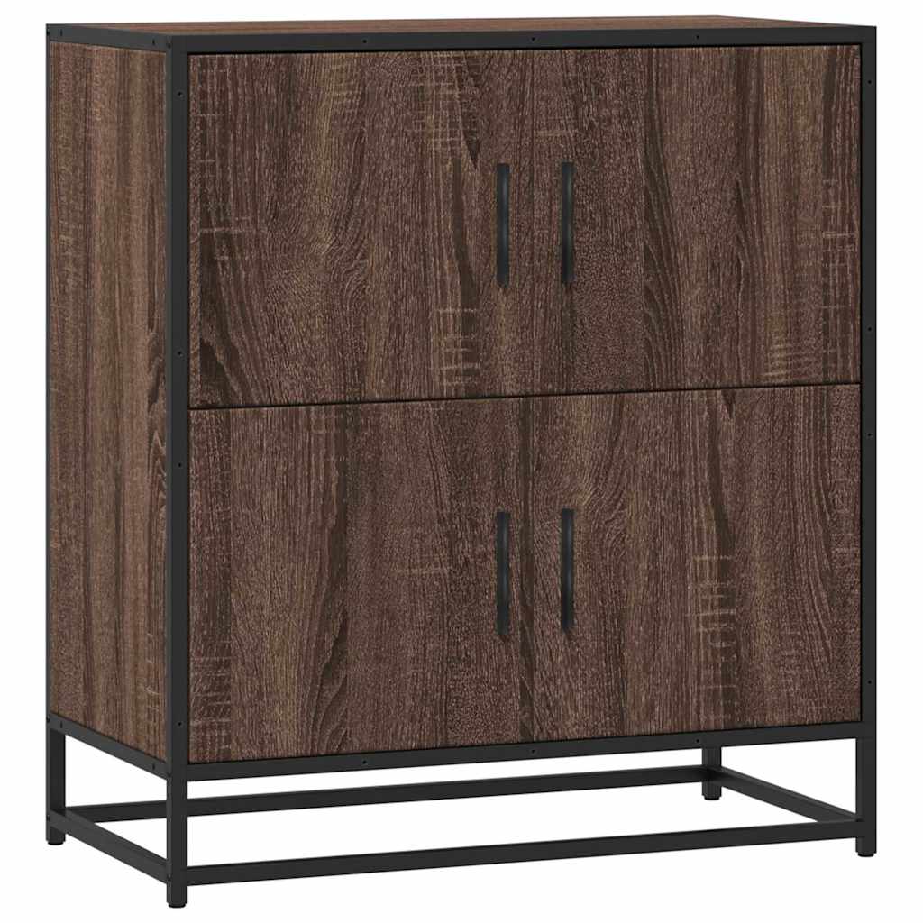 Sideboard Braun Eichen-Optik 68x35x76 cm Holzwerkstoff