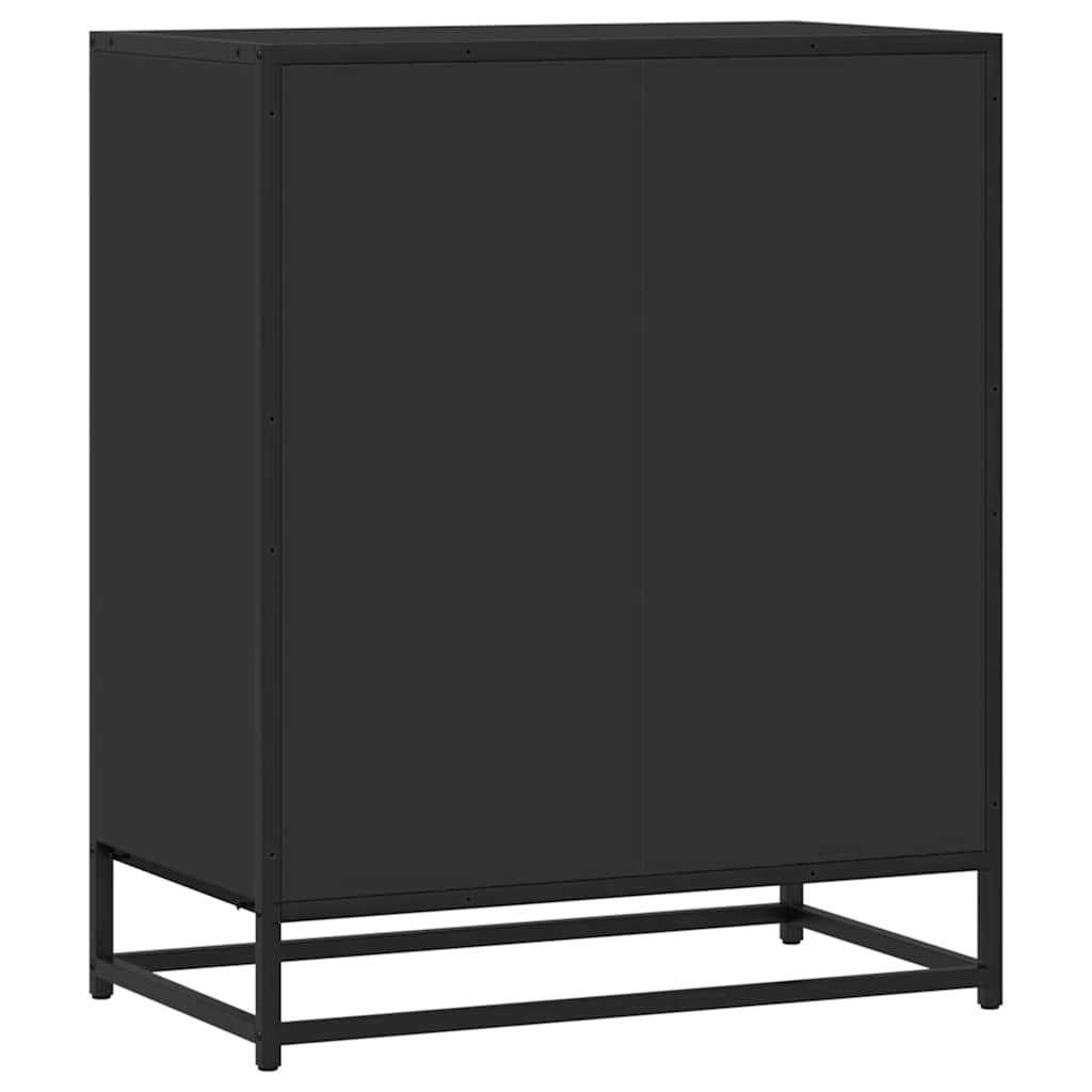 Sideboard Schwarz 62x35x76 cm Holzwerkstoff