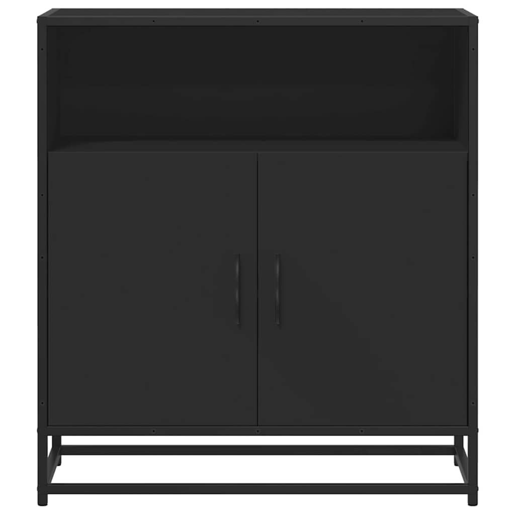 Sideboard Schwarz 68x35x76 cm Holzwerkstoff