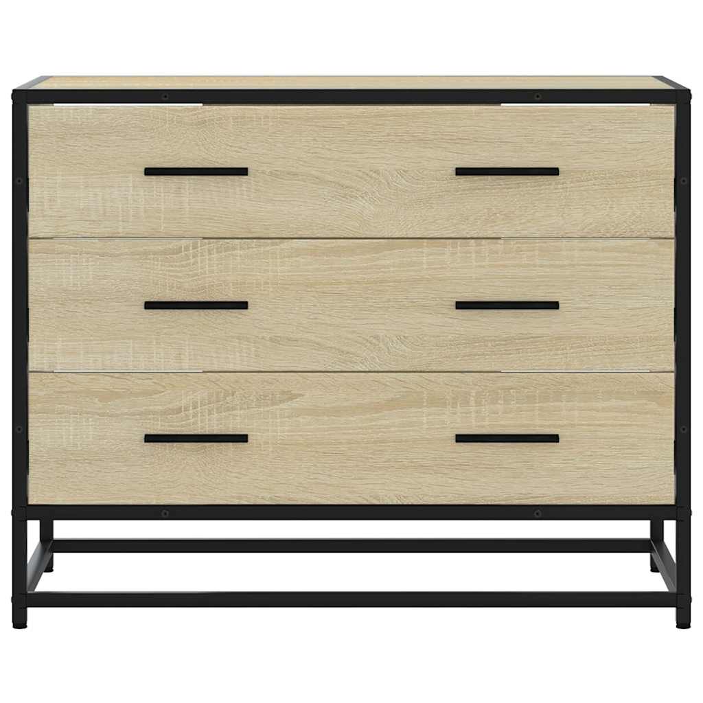 Schubladenschrank Sonoma-Eiche 70x41x56 cm Holzwerkstoff