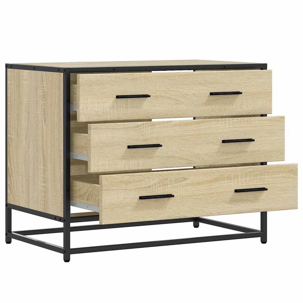 Schubladenschrank Sonoma-Eiche 70x41x56 cm Holzwerkstoff