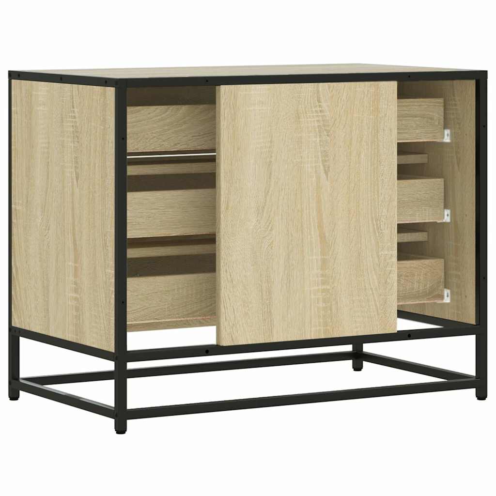 Schubladenschrank Sonoma-Eiche 70x41x56 cm Holzwerkstoff