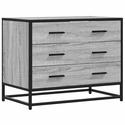 Schubladenschrank Grau Sonoma 70x41x56 cm Holzwerkstoff