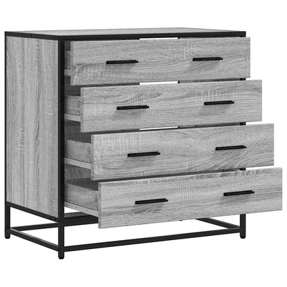 Schubladenschrank Grau Sonoma 70x41x70 cm Holzwerkstoff