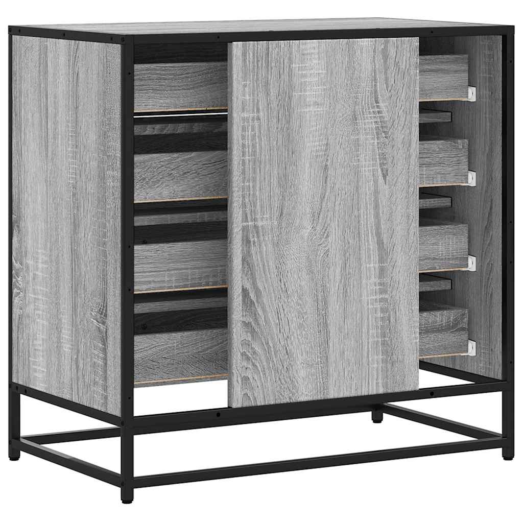 Schubladenschrank Grau Sonoma 70x41x70 cm Holzwerkstoff