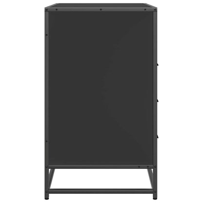 Schubladenschrank Schwarz 70x41x70 cm Holzwerkstoff