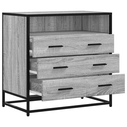 Schubladenschrank Grau Sonoma 70x41x70 cm Holzwerkstoff