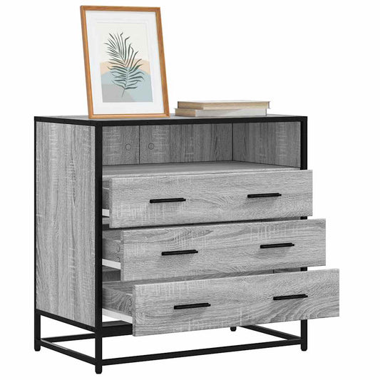 Schubladenschrank Grau Sonoma 70x41x70 cm Holzwerkstoff