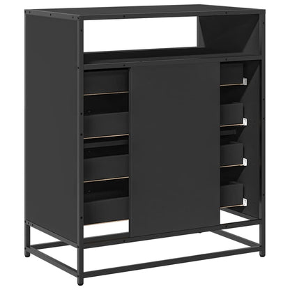 Schubladenschrank Schwarz 70x41x83,5 cm Holzwerkstoff