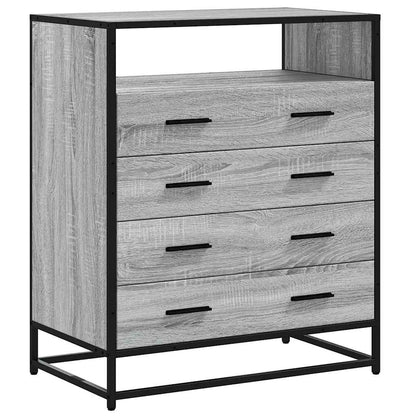 Schubladenschrank Grau Sonoma 70x41x83,5 cm Holzwerkstoff