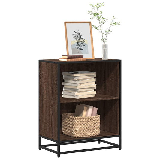 Bücherregal Braun Eichen-Optik 60x35x76 cm Holzwerkstoff