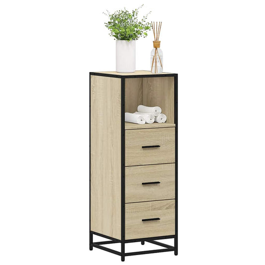 Badschrank Sonoma-Eiche 35x37,5x100 cm Holzwerkstoff