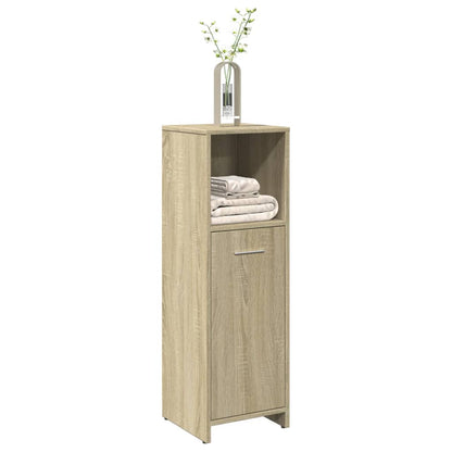 Badezimmerschrank Sonoma-Eiche 30x30x95 cm Holzwerkstoff