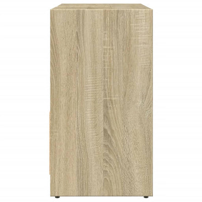 Waschbeckenunterschrank Sonoma-Eiche 60x33x60 cm Holzwerkstoff