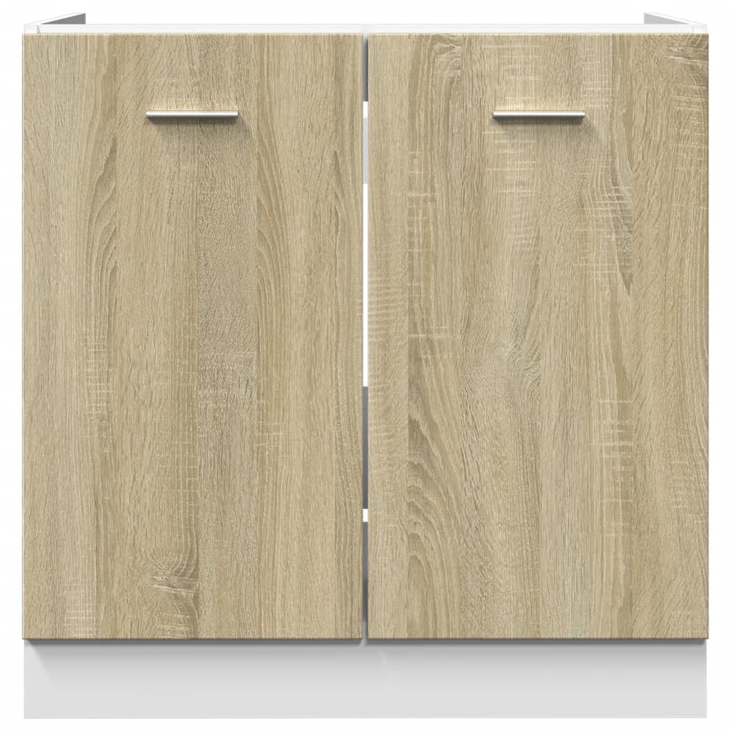 Unterschrank Sonoma-Eiche 80x46x81,5 cm Holzwerkstoff