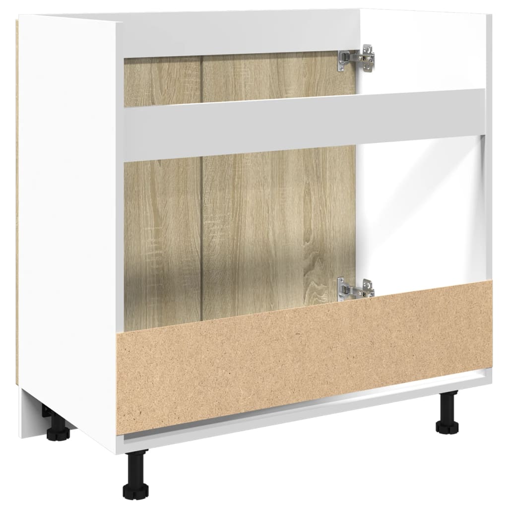 Unterschrank Sonoma-Eiche 80x46x81,5 cm Holzwerkstoff