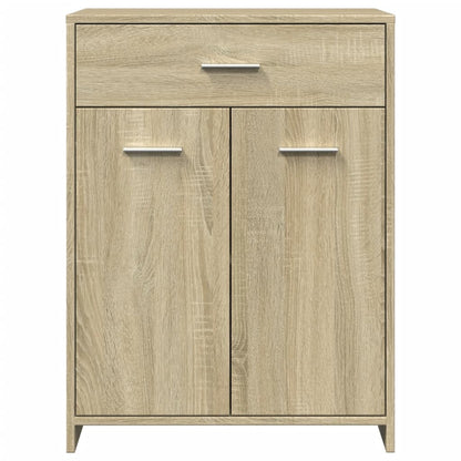 Badezimmerschrank Sonoma-Eiche 60x33x80 cm Holzwerkstoff