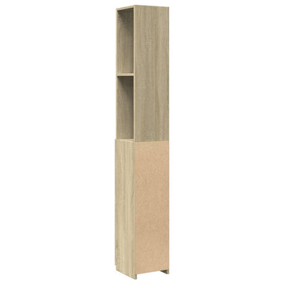 Badschrank Sonoma-Eiche 25x26,5x170 cm Holzwerkstoff