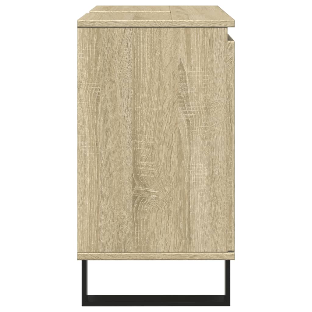 Badschrank Sonoma-Eiche 58x33x60 cm Holzwerkstoff