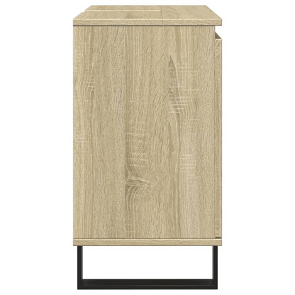 Badschrank Sonoma-Eiche 58x33x60 cm Holzwerkstoff