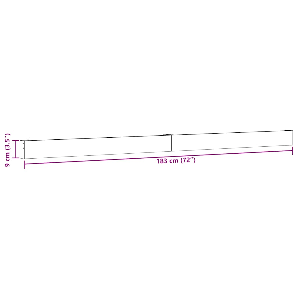 Schiebetürbeschlag-Set 183 cm Aluminiumlegierung Silbern