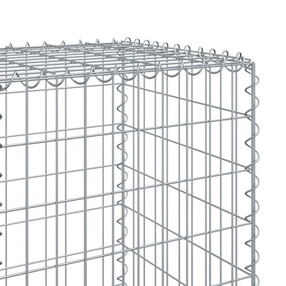 Gabione mit Deckel 300x50x150 cm Verzinktes Eisen