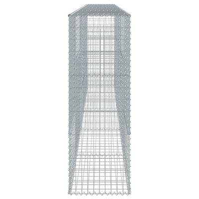 Gabione mit Deckel 500x50x150 cm Verzinktes Eisen