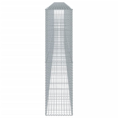 Gabione mit Deckel 900x50x200 cm Verzinktes Eisen