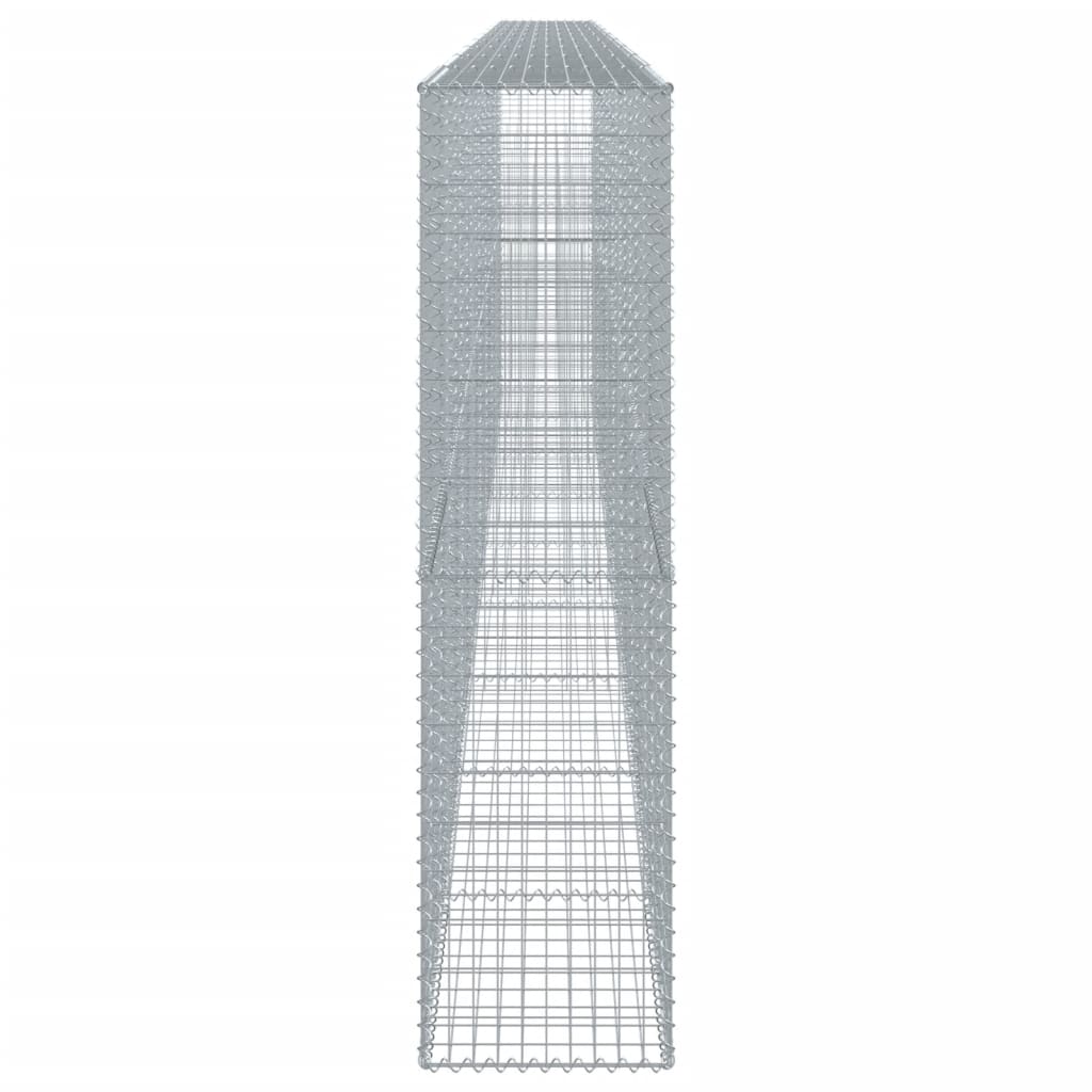 Gabione mit Deckel 900x50x200 cm Verzinktes Eisen