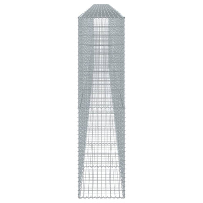 Gabione mit Deckel 1100x50x200 cm Verzinktes Eisen