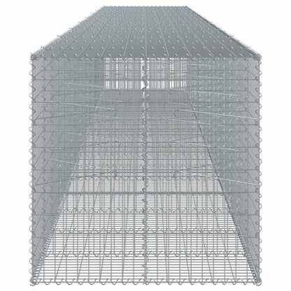 Gabione mit Deckel 850x100x100 cm Verzinktes Eisen